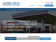 Tablet Screenshot of patriotcapitalcorp.com